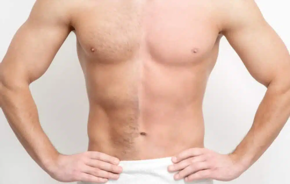 Depilación de pecho para hombres