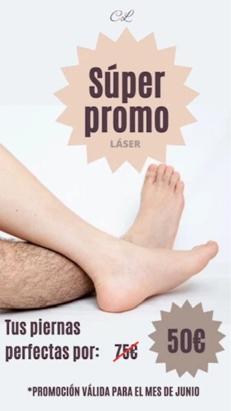 promo depilacion de piernas