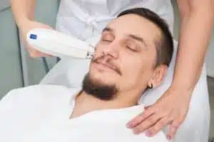 Depilacion con maquina masculina