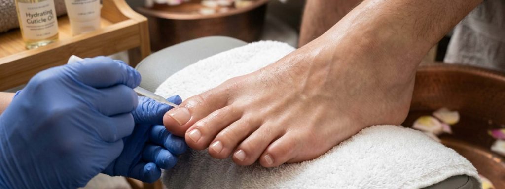 pedicure para hombres
