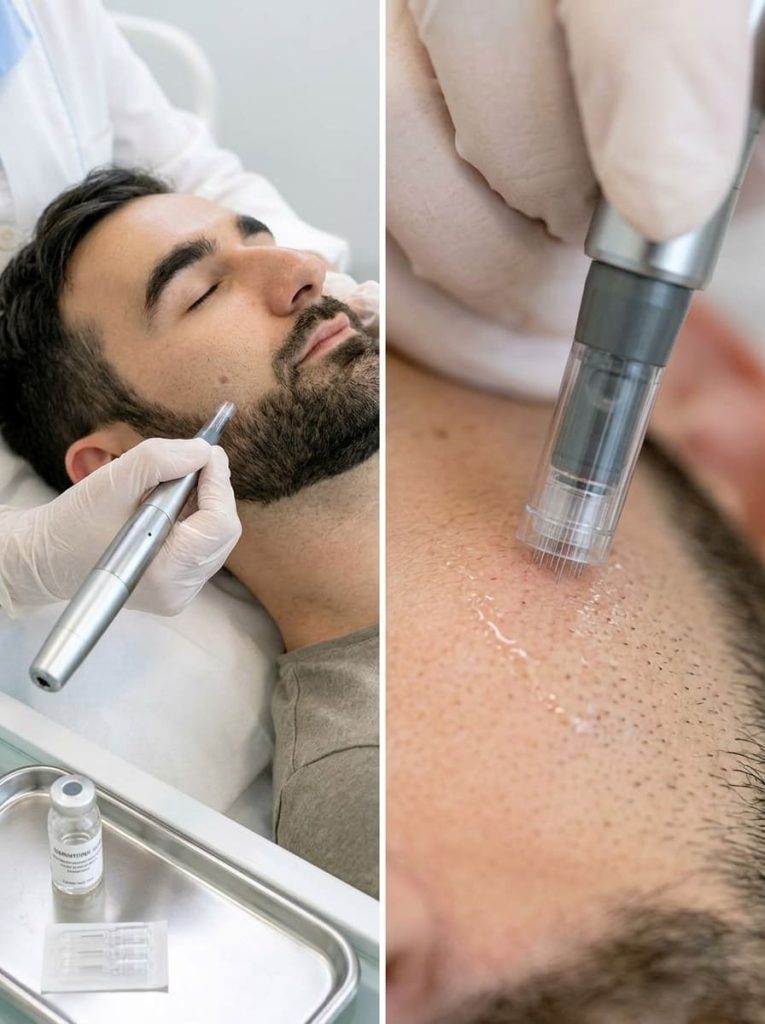 Microneedling hombres