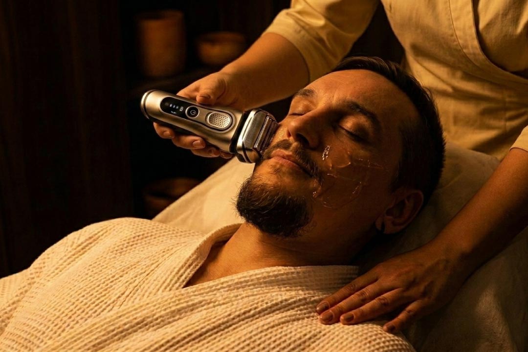 Depilacion con maquina masculina